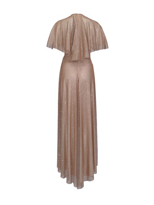 Abito lungo in rete con micro strass Rosa ALBERTA FERRETTI | U0405 16471170